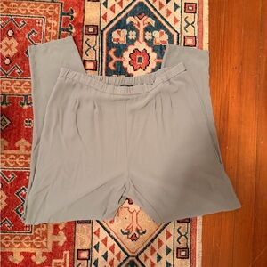 Eileen Fisher Slate Elastic Waist Trousers